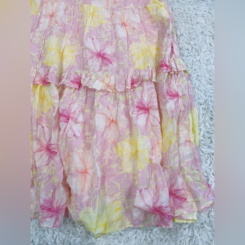 NWT $595 LoveShackFancy Karalie Cotton-silk Maxi Dress - Picture 9 of 10